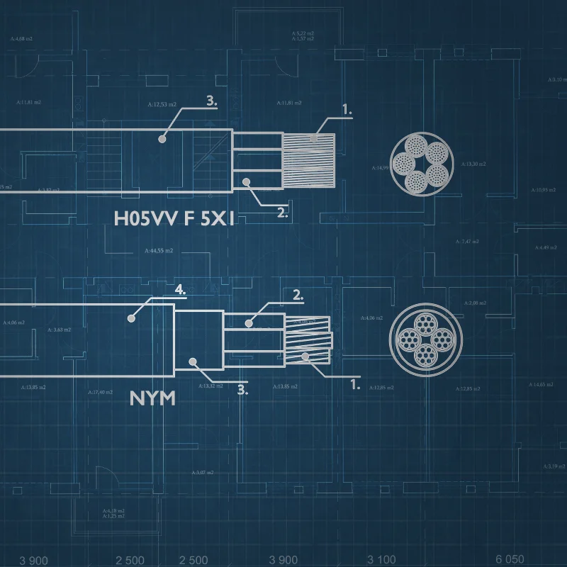 МОНТАЖНЫЕ КАБЕЛИ И ГИБКИЕ КАБЕЛИ